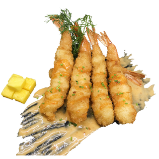 Langostinos en kimono (5 pzs.))