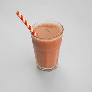 Smoothie de fresa y plátano