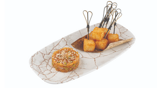 27.Chrupiący ryż z tatarem z tuńczyka(170g)