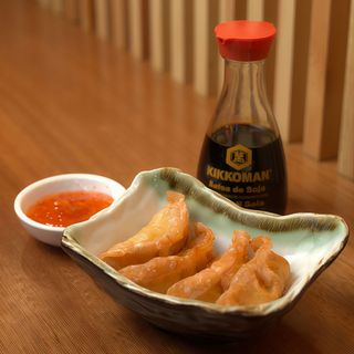 Gyozas de langostino