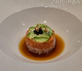 Tart sake avocado