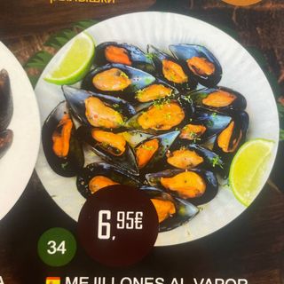 34. Mejillones Al Vapor