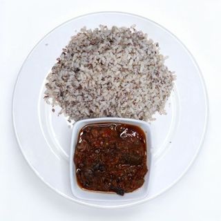 Ofada Rice And Sauce