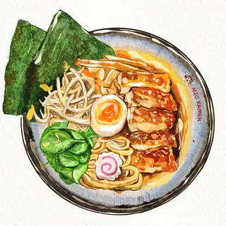 Fried chicken ramen