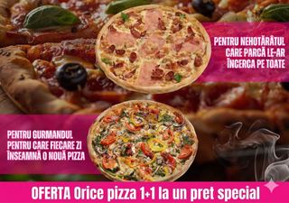 Oferta PIZZA 1+1 Medie