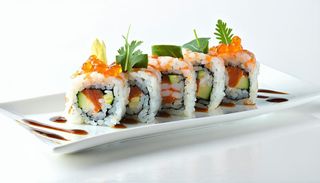 Uramaki black fiori di zucca - 4 pezzi