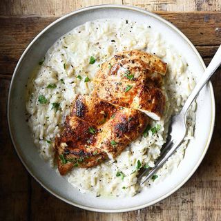 Flaming Rice with Chargrilled Chicken