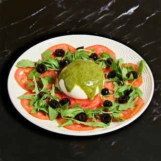 Ensalada De Carpaccio De Tomate Rosa