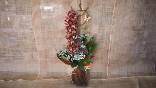 Buket okrugli od ljiljana, ruža i gerbera