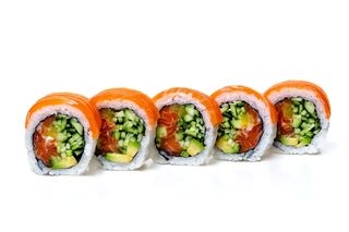 Рол КОІ Подвійний лосось 