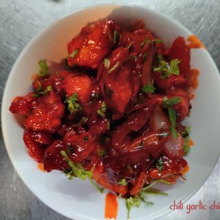 Chilly Garlic Chicken 