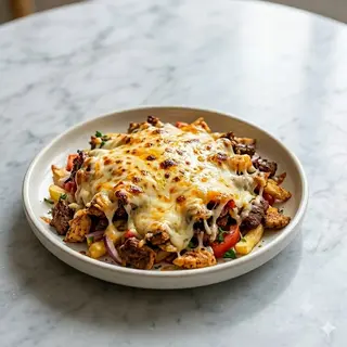 Plato Kebab Gratinado