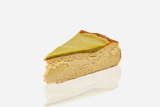 Porcion De Tarta Cheesecake Pistacho