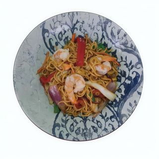 78. Yakisoba de gambas