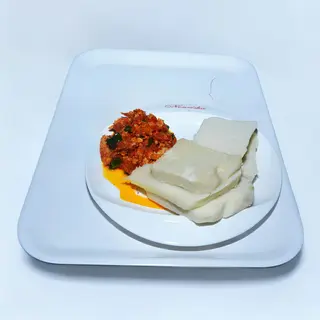 Yam & Egg Sauce