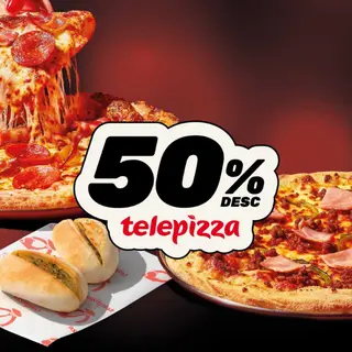 2 Pizzas Médias + 2 Pães de Alho