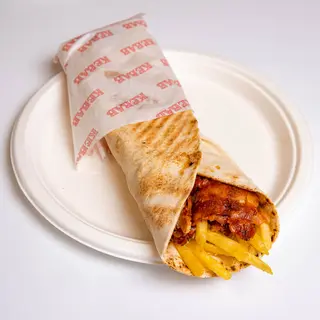 Rollo frytki kebab duży