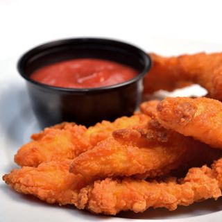 Tiras De Pollo Con Salsa Barbacoa