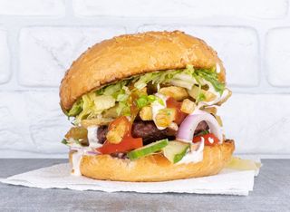 Единичен телешки бургер