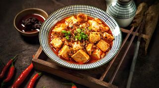 120 麻婆豆腐 mapo toufu piccante)