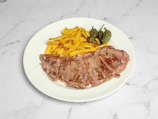 Entrecote De Vaca Con Patatas Fritas (350 G.)