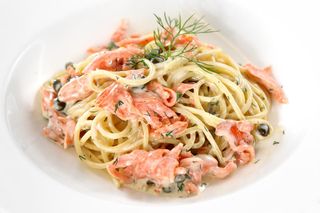 Tagliatelle Al Salmone Affumicato