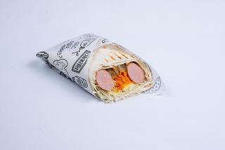 Лаваш з сосисками