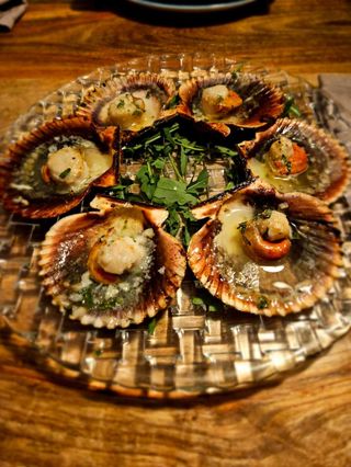 Zamburiñas Gratinadas