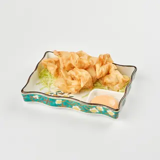 Wonton fritti con gamberi e calamari - 8 pezzi