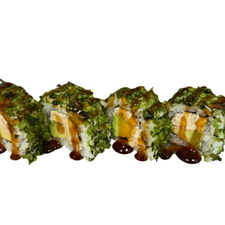 152. Uramaki de Salmón Cocido con Philadelphia (4 Pzs.)