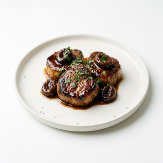 Стекчета със сини сливи, сос от ракия