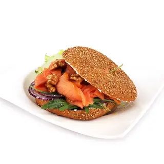 Bagel de salmón
