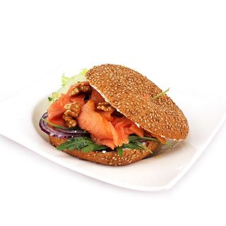 Bagel de salmón