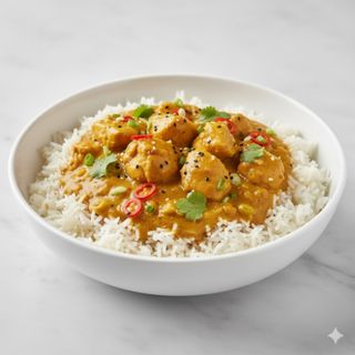 Arroz con pollo al curry