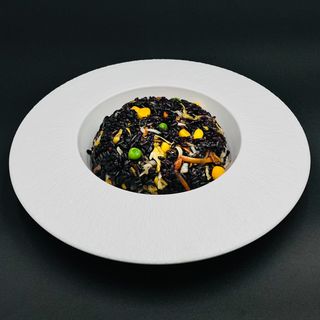 44. Riso venere con verdure