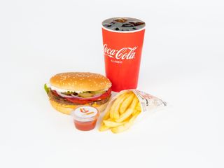 Самбал бургер комбо