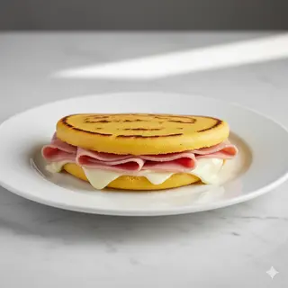 Arepa De Jamón Y Queso (1 Ud.)