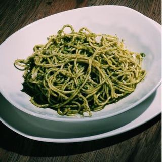 Espagueti Al Pesto Genovese