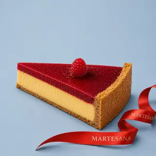 NY cheesecake ai lamponi - fetta
