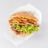 Сандвич с двойни свински ребърца без кост (420г)