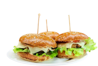 Бургер з курячою котлетою