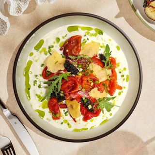 Ardei cu stracciatella