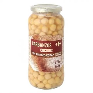 Garbanzo Cocido Categoría Extra Carrefour 400 Gr.