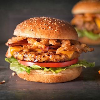 Chicken Burger + Pomfrit 400 gr