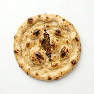 Pan Naan Con Carne Picada