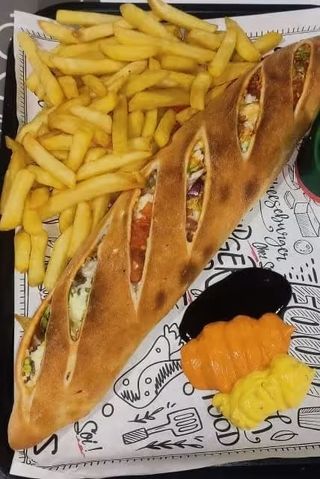 Baguette Farcie Escalope Pané