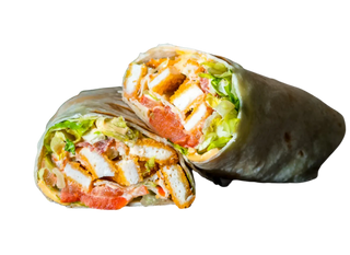 Wrap con pollo fritto