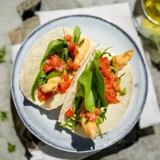 Crispy SALMON TACOS
