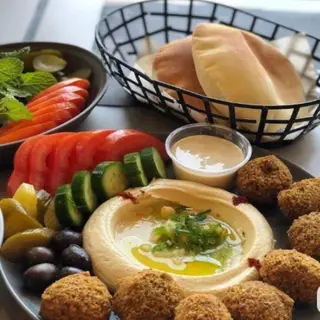 Plato falafel completo / falafel Platter