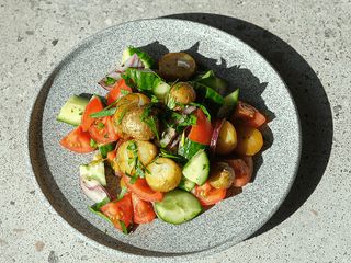 Овочевий салат з картоплею (250g)